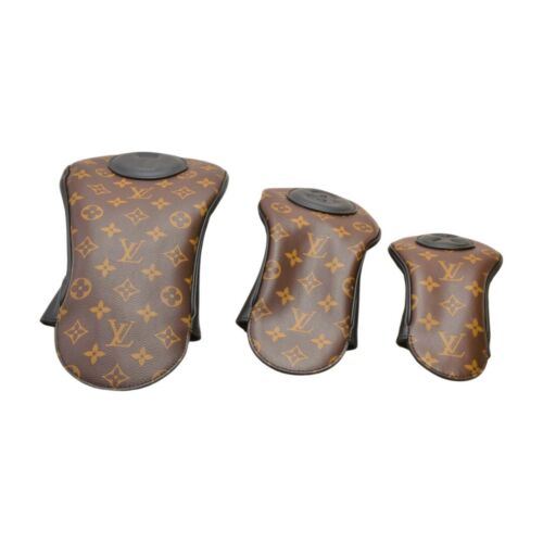 LOUIS VUITTON Golf Headcover Monogram Braun GI0825 Italy RFID 3er Set - Bild 3 von 14