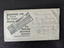 US Travelers Insurance Company Envelope 1918