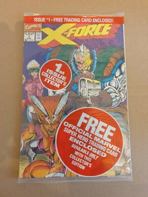 X-Force #1 incl. X-Force Trading Card 1991 Marvel 