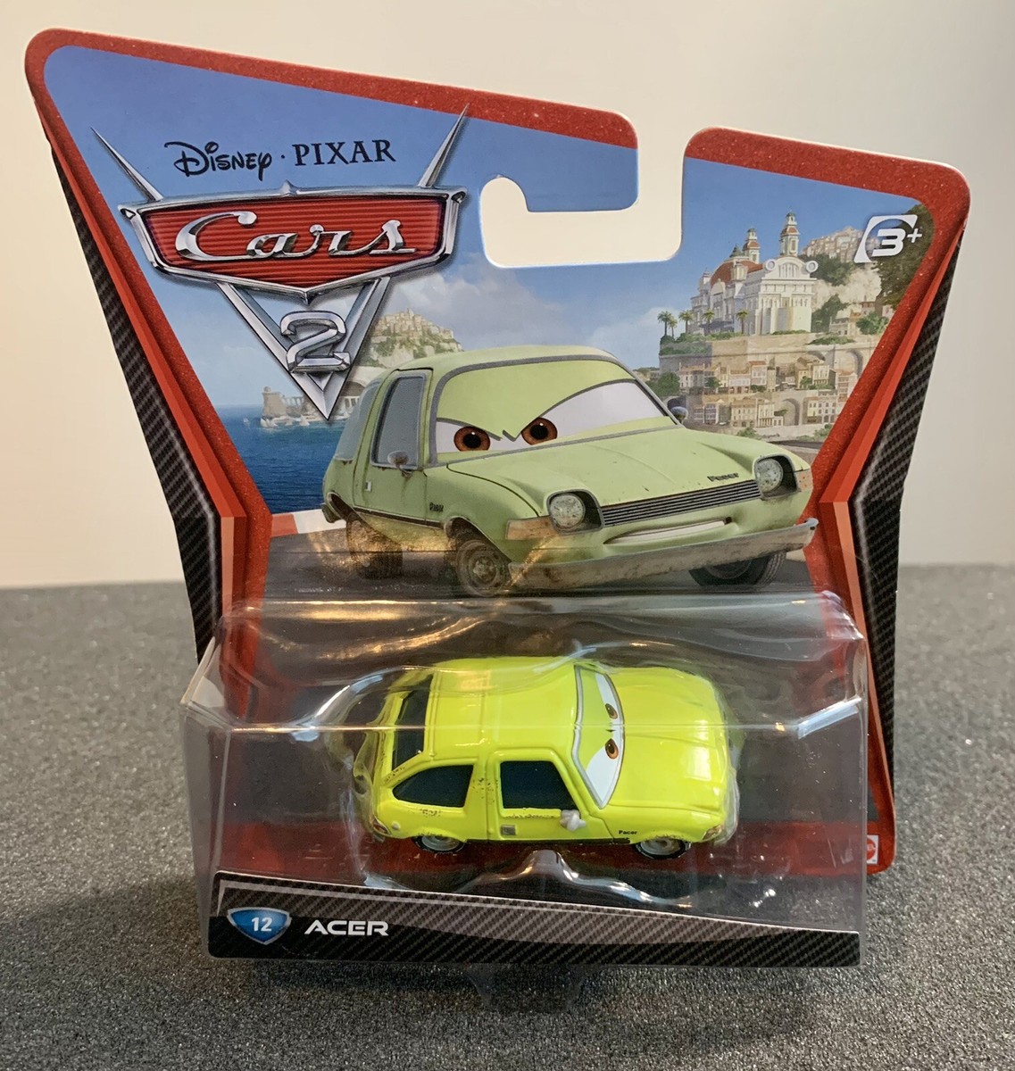 Disney - あかまる② Disney Pixar Cars 2 Mattel 2010 Acer Car #12 Rare New In Box