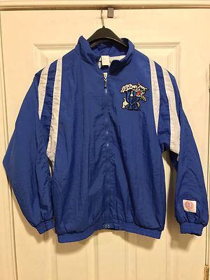 Vintage 90s Mighty Mac Kentucky Wildcats NCAA Windbreaker Jacket