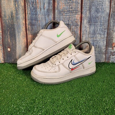 Nike Air Force 1 Multi Swoosh White Sneaker UK 5, EU 38, US 5,5