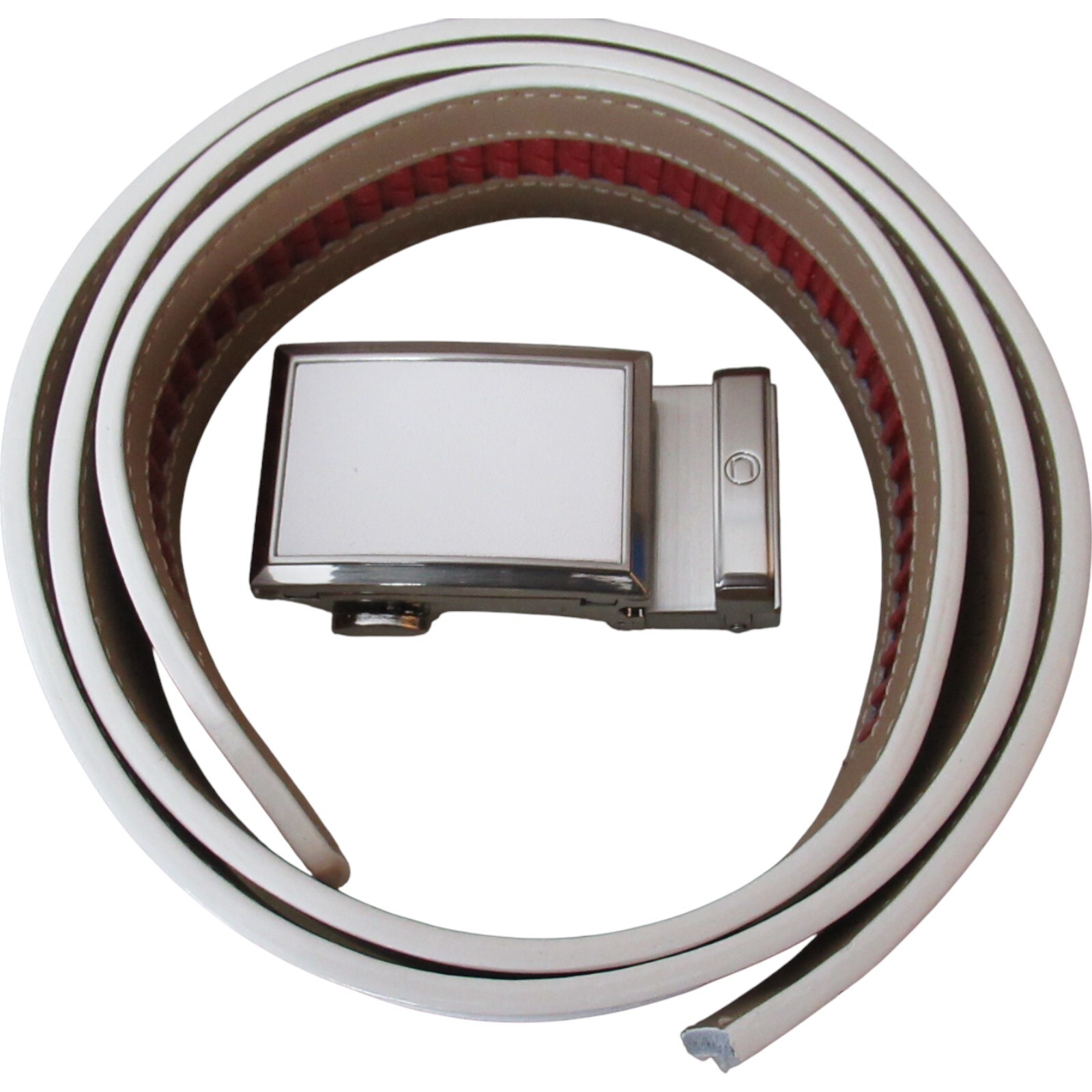 Nexbelt No Holes Golf Belt White Pre-cut to size 40" NEW Missing Packaging