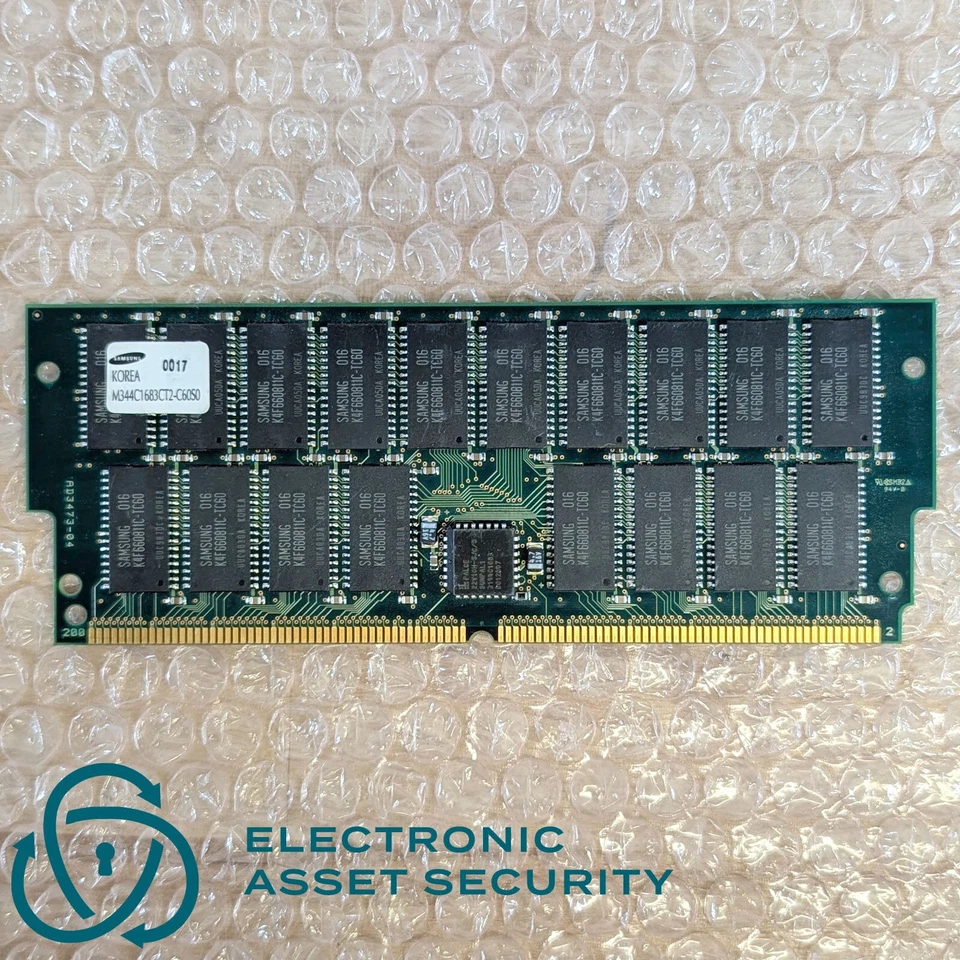 (Lote de 16) Módulos de memoria de servidor SAMSUNG 256MB ECC (M344C1683CT2-C60S0) Foto 2 de 3