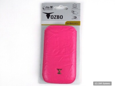 Fontastic Ozbo mobile phone protective sleeve case leather bag Piega M pink (LTUNPIM03)