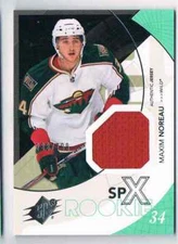 2010-11 SPX ROOKIE JERSEY MAXIM NOREAU ROOKIE JERSEY 1 COLOR 288/799 CS