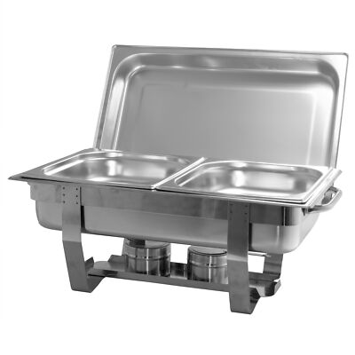 Chafing Dish Speisenwärmer Warmhaltebehälter Edelstahl 1/2 extra tief 100mm