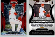 Patrick Corbin 2019 Panini Prizm Tier III Red Mojo Prizm #293 /299 Nationals