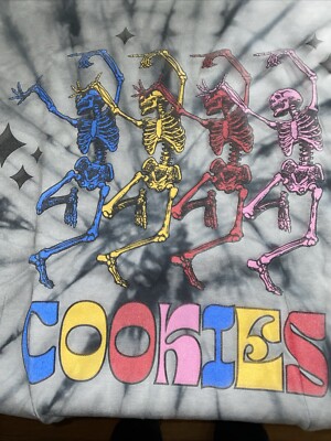 Cookies Tye Dye Gray Size Medium 