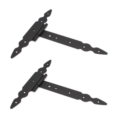 Rückklappen T-Stück Scharniere x 2 / Deko Metall T Rückenklappe Scharnier Box Theke