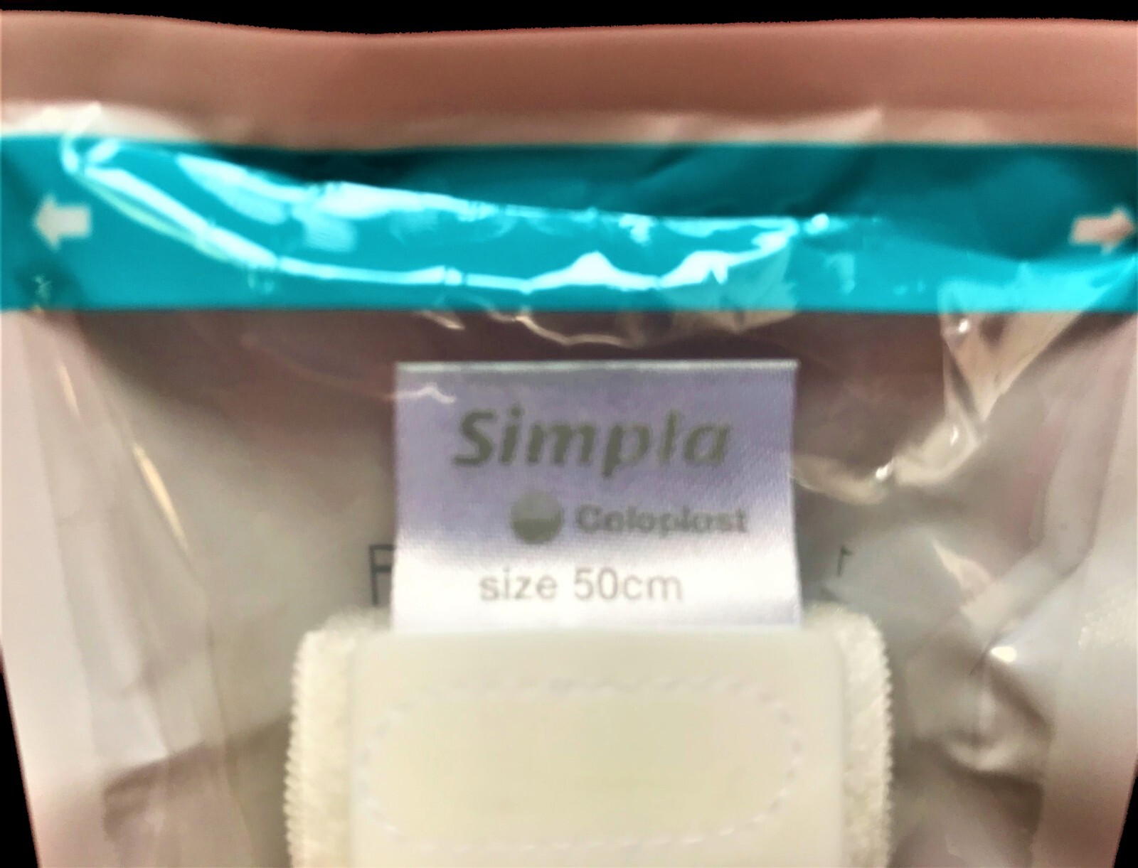 1 x Coloplast Simpla 50cm Retaining GStrap 383001 Incontinence Aid CE