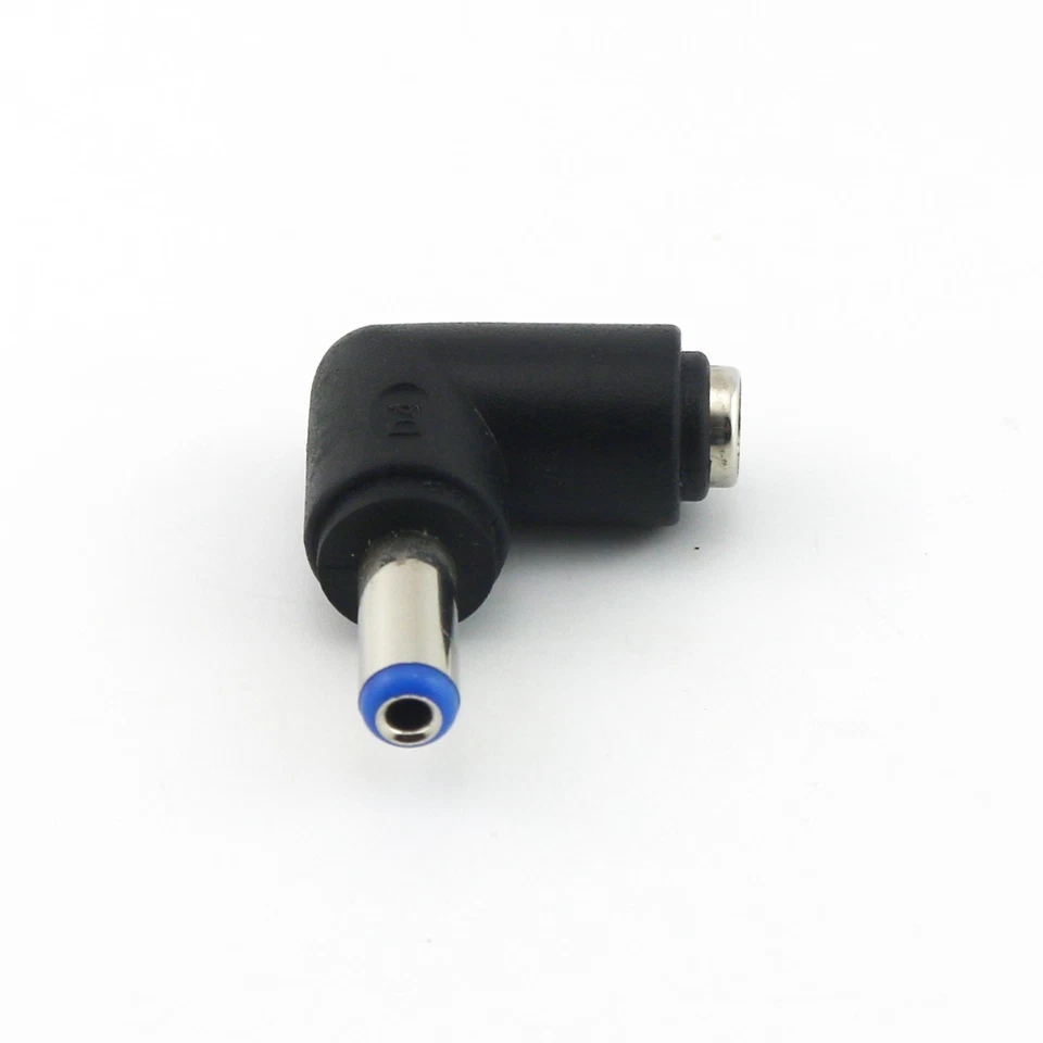 DC Power 5.5mm x 2.5mm Female To 5.5 x 2.1mm Male Right Angle Adapter Connector - Image 2 of 4