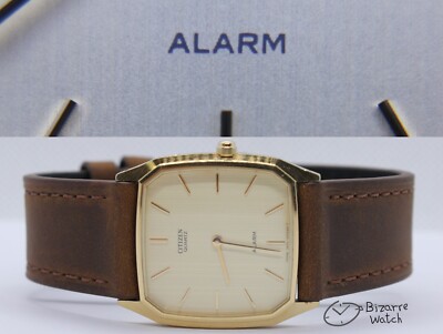 Vintage Citizen Alarm Uhr 2400 Uhrwerk neues Armband neue Batterie