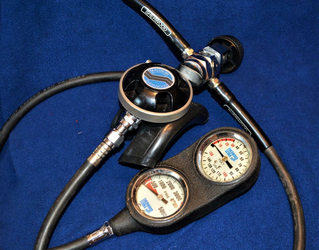Sherwood Scuba Diving Regulator w High material Set Blizzard Magnum