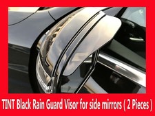 2x Black Universal Side Mirror Rain Guard Sun Visor Shade Shield (NISV04-13)