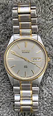 Seiko Men's Watch Day/Date 5H23-8A09 Running Very Good New Seiko Men's Watch Day/Date 5H23-8A09 Running Very Good New