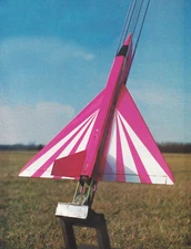 Ladyhawk Estes Rocket Powered Sport Plane Plans, Templates, Instructions 23ws