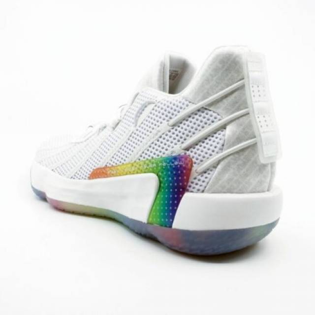 Adidas Dame Never Follow 2021 Damian Lillard Basketball Shoes Men  Rainbow