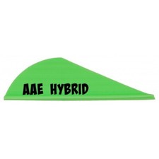 AAE HYBRID HP VANES - BRIGHT GREEN - 100 PACK