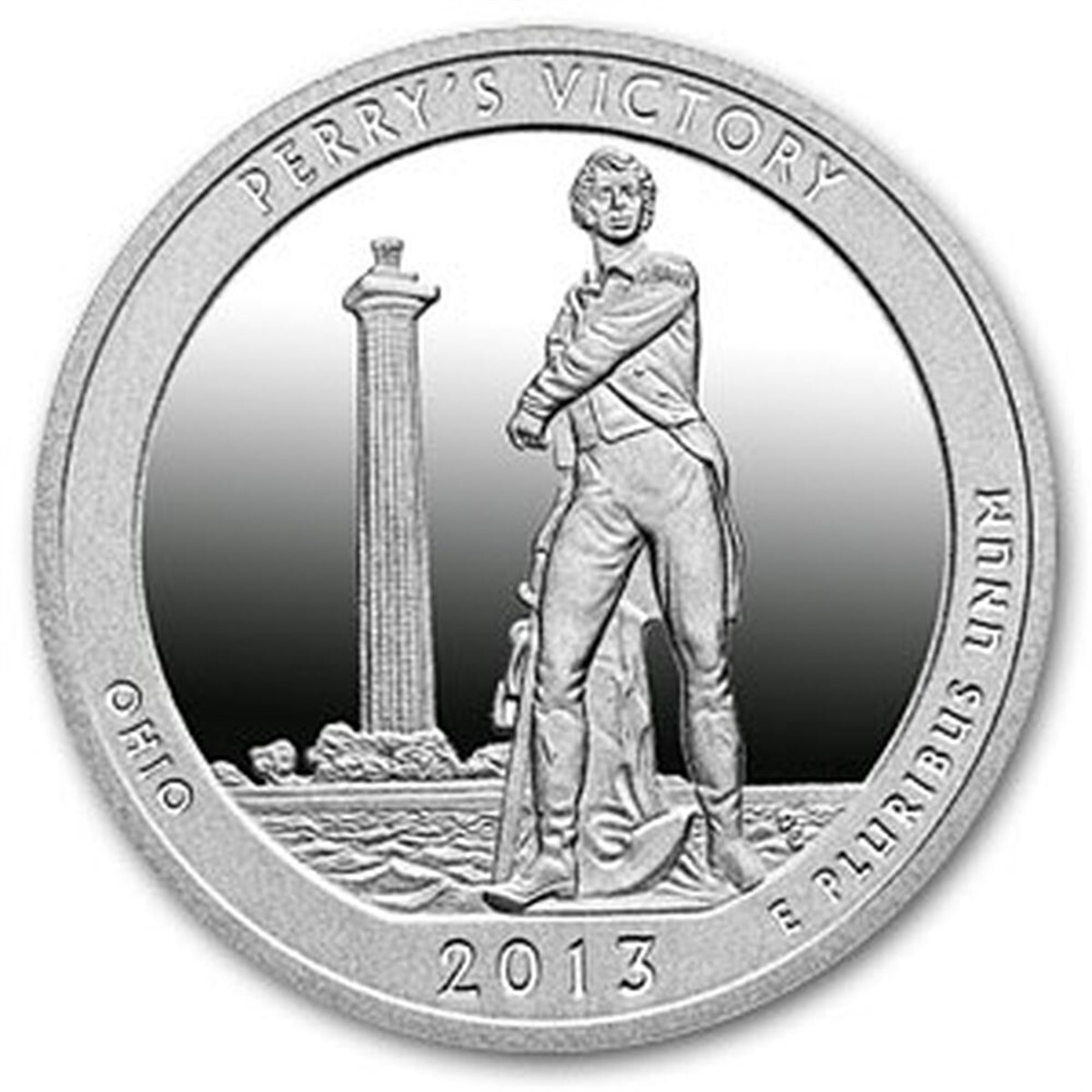 2013年 ATB 銀貨 5オンス ネバダ・グレート・ベイスン 2013 5 oz .999 Silver America The Beautiful ATB Great Basin