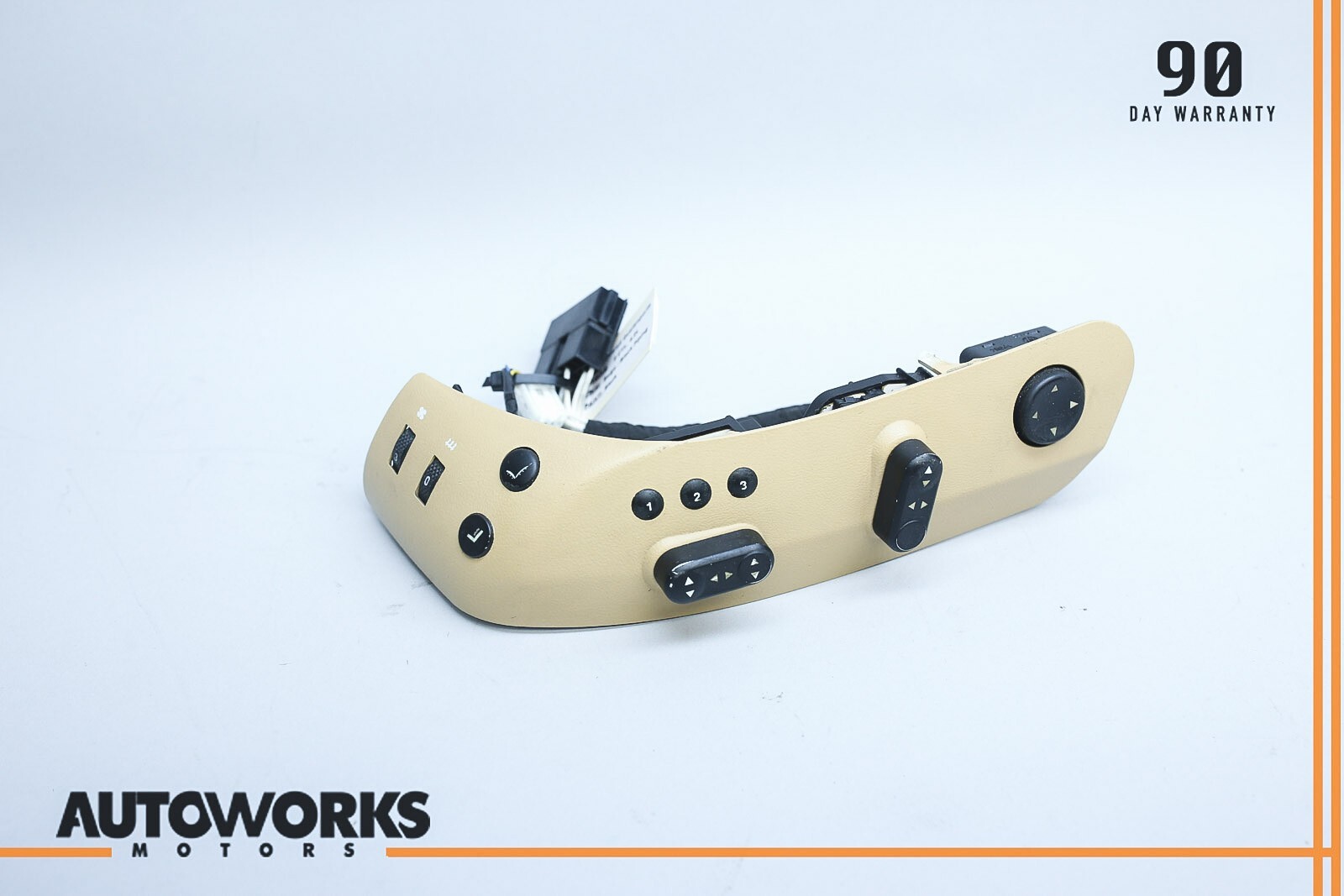 04-08 Maserati Quattroporte M139 Front Left Driver Seat Control Switch Beige OEM