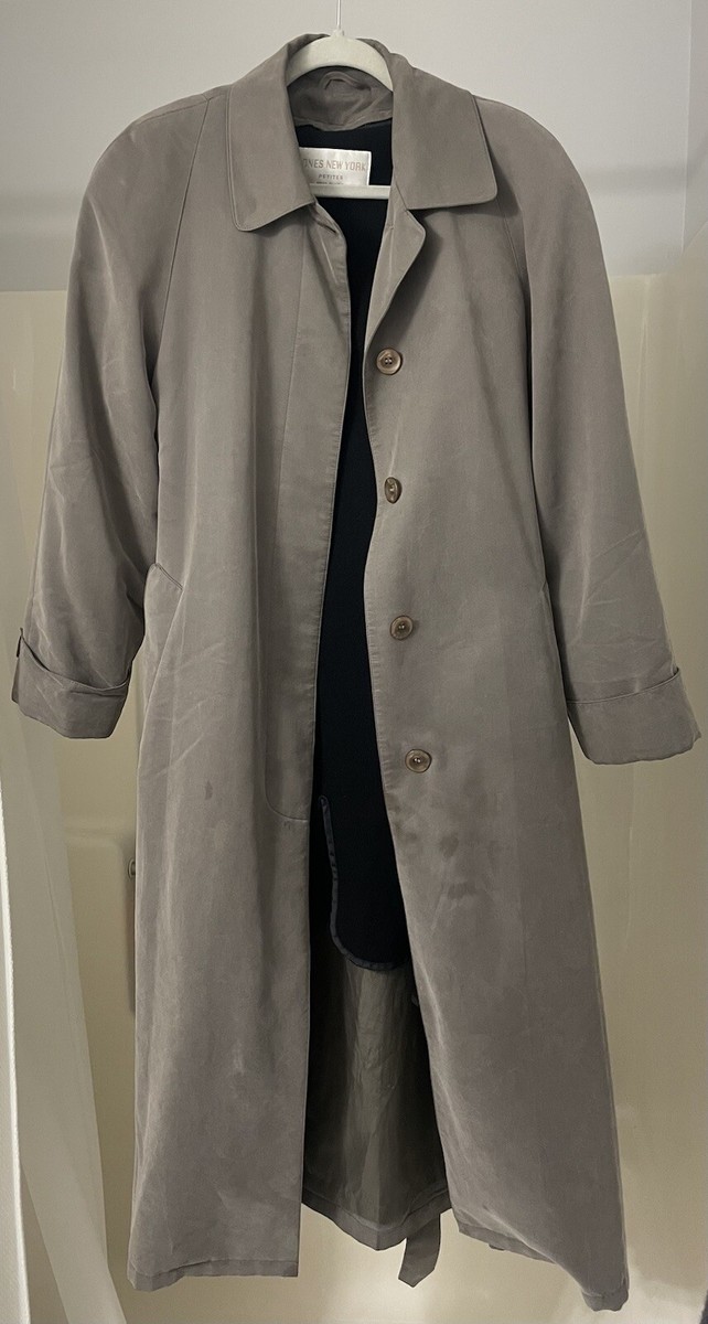 US vintage jones new york トレンチコート Vintage Jones New York Ladies Trench Coat | eBay