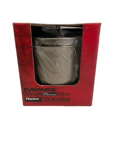 Evernew Ti Becher Topf 500 Herd Set ECA268R Japan Ultraleicht Titan Kochgeschirr - Bild 4 von 8