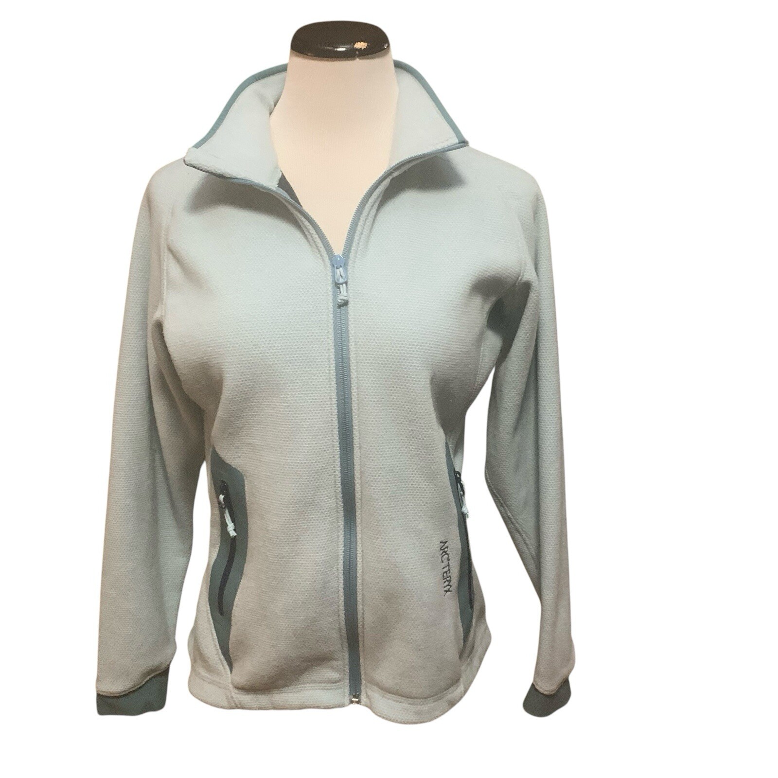 ARC'TERYX Giacca donna Arcteryx full zip M blu Polartec foderata in pile