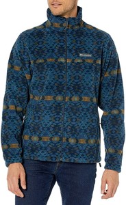 columbia men's steens mountain print fleece jacket