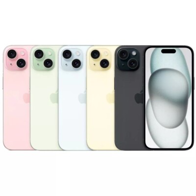 Neu Apple iPhone 15 5G 128GB/256GB Handys Dual Nano SIM Ohne Vertrag SIMFREE