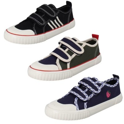 Kinder Unisex Startrite Canvas Sneaker Klett Maschinenwaschbar Tide
