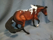 Breyer Custom Dappled Bay Paint Horse Statue OOAK