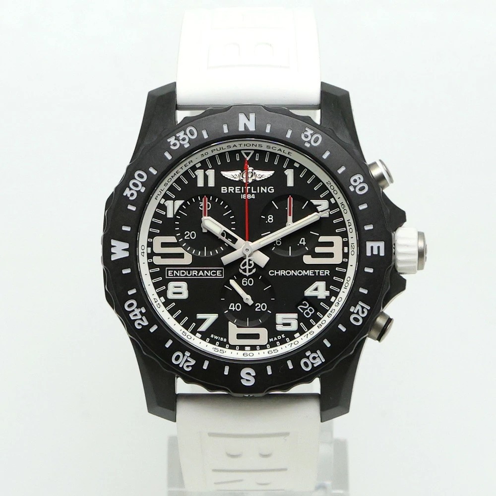 BREITLING WATCH X82310 PROFESSIONAL ENDURANCE PRO 44 QUARTZ BLACK DIAL MEN'S F/S