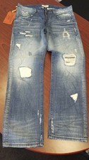 Rivet de Cru Mens Jeans Gardenia Relaxed Straight Size 42/32 MSRP $138