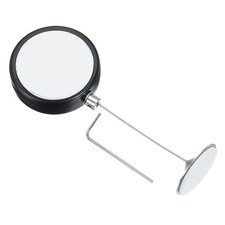 Retractable Remote Control Tether Remote Cable Lock W Round Iron Cap Black