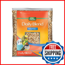 Wild Harvest Daily Blend Parakeet Canary Finch Bird Food - 5 Pounds