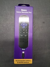 Roku Voice Remote Pro 2nd Ed.  App Shortcuts Vary 