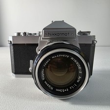 Nikon Nikkormat FT 35mm SLR Camera w/Nikkor-S AUTO,1:1.4 50mm Lens
