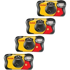 Kodak Fun Saver 35mm One-Time-Use Disposable Camera with Flash, 27 Compact