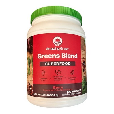 Greens Blend Superfood, Berry, 1.76 lb (800 g)