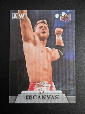 MJF 2021 Upper Deck AEW First Edition UD Canvas C-38