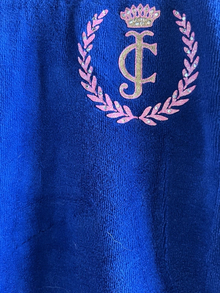 Pantalones JUICY COUTURE Terciopelo Azul VINTAGE Niña’s Talla Pequeña Foto 2 de 4