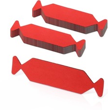 Vinyl Squeegee Buffer Tape Felt Pack of 20 Red