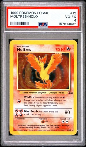 Moltres (Unlimited) graded PSA 4 for sale on eBay