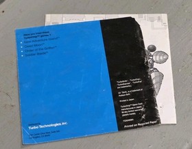 Air Zonk (TurboGrafx-16, TG16 1992) ORIGINAL MANUAL ONLY - Missing Cover