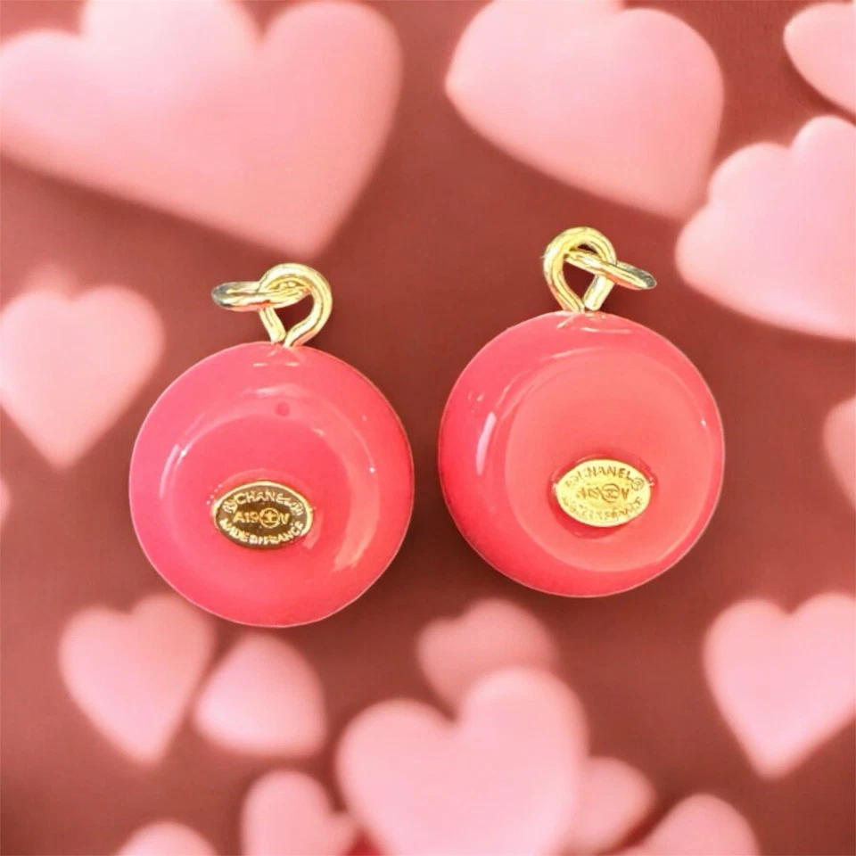 香奈儿拉链纽扣小饰品 2 件套树脂套装 — 第 3/3 张图片
