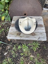 Vintage Metal Cairns And Bro White Fire Helmet Fireman Firefighter Chief NO RESV