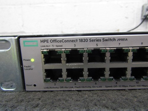 Commutateur réseau Ethernet géré Web Gigabit 48 ports HP 1820-48G J9981A - Photo 4/5
