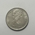 1965 Canadian .800 Silver 50 Cent Queen Elizabeth Coin Ungraded and Circulated