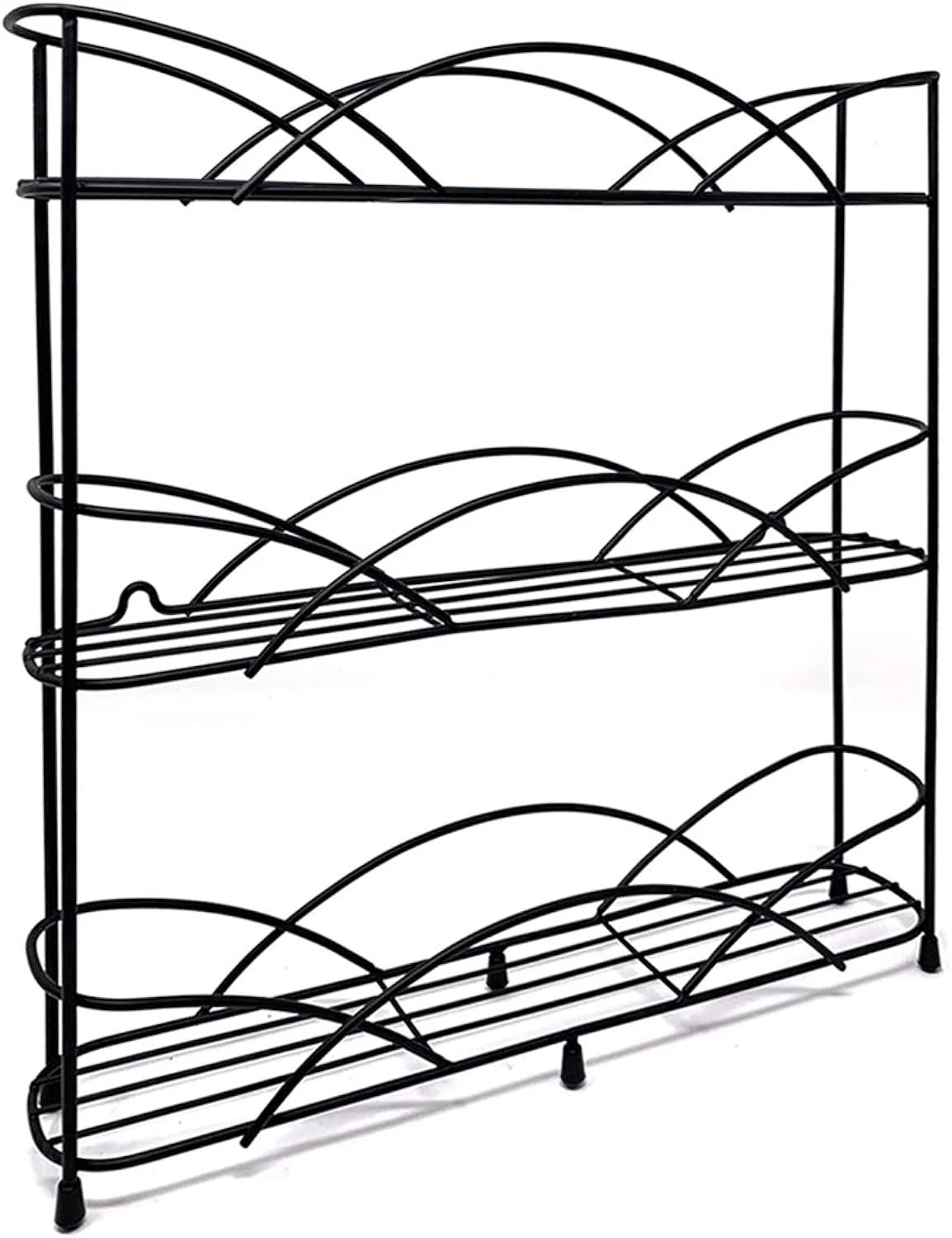 Free Standing Spice Rack Organiser for 21 Jars - Kitchen Storage Holder with